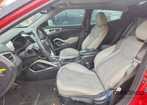 2012 Hyundai Veloster Base from USA, damaged, VIN KMHTC6ADXCU071322